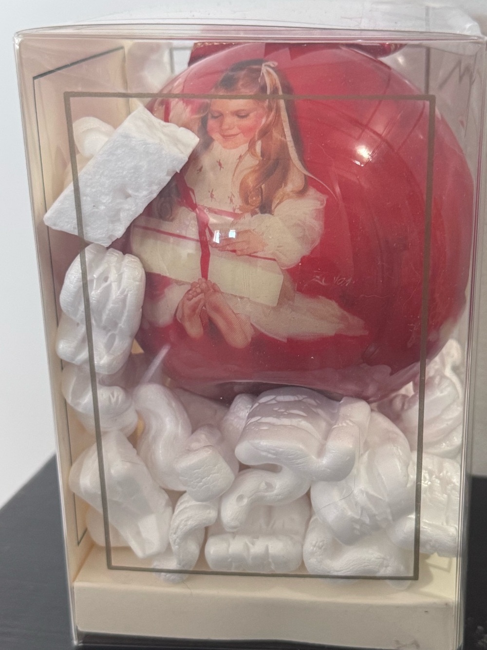Vintage Donald Zolan Collection Christmas Ornament Red Ball Tomorrow-Today NIB - Picture 4 of 5